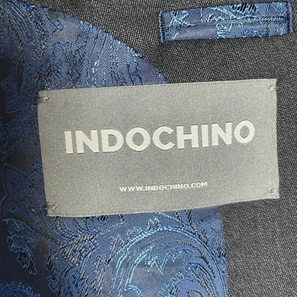 Indochino Blazer Mens 48 Gray Professional Wool Paisley Lining Sports Coat‎